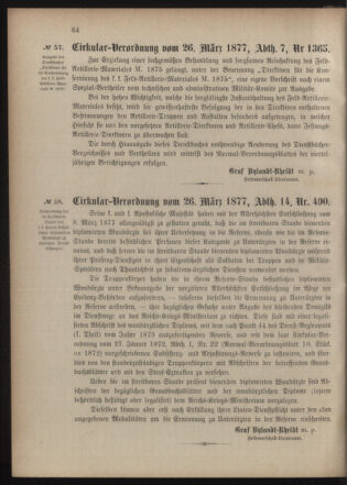 Verordnungsblatt für das Kaiserlich-Königliche Heer 18770330 Seite: 4