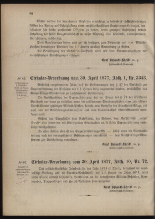 Verordnungsblatt für das Kaiserlich-Königliche Heer 18770507 Seite: 6