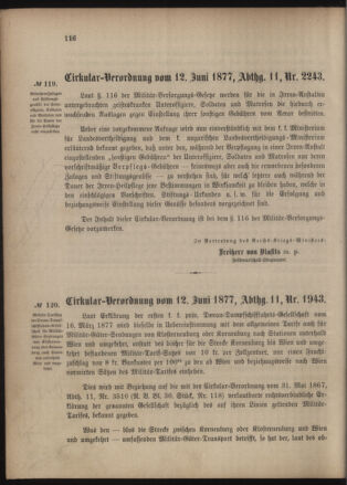 Verordnungsblatt für das Kaiserlich-Königliche Heer 18770620 Seite: 6