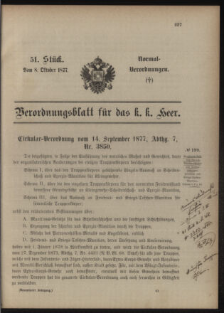 Verordnungsblatt für das Kaiserlich-Königliche Heer