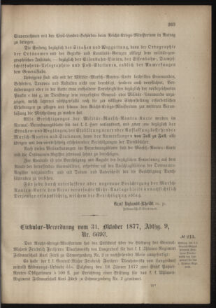 Verordnungsblatt für das Kaiserlich-Königliche Heer 18771103 Seite: 3