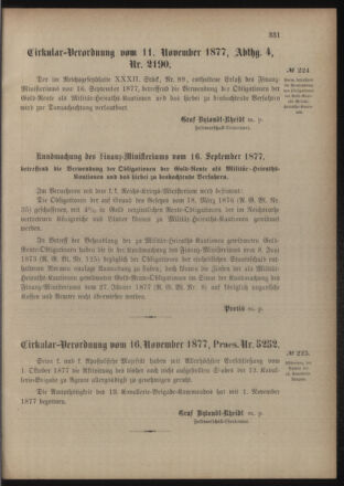 Verordnungsblatt für das Kaiserlich-Königliche Heer 18771127 Seite: 7