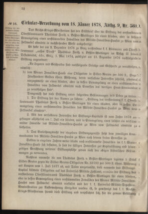 Verordnungsblatt für das Kaiserlich-Königliche Heer 18780128 Seite: 2