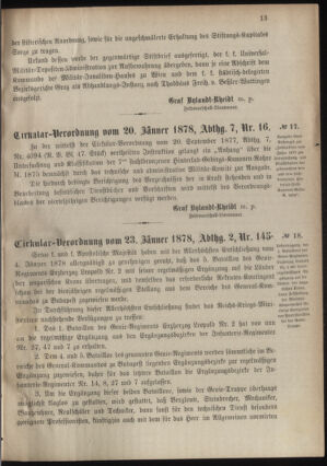 Verordnungsblatt für das Kaiserlich-Königliche Heer 18780128 Seite: 3