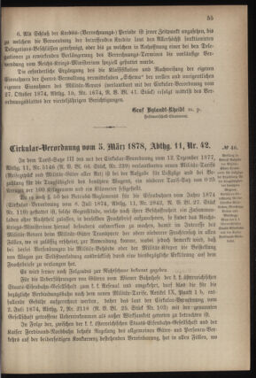 Verordnungsblatt für das Kaiserlich-Königliche Heer 18780311 Seite: 3