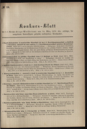 Verordnungsblatt für das Kaiserlich-Königliche Heer 18780314 Seite: 7