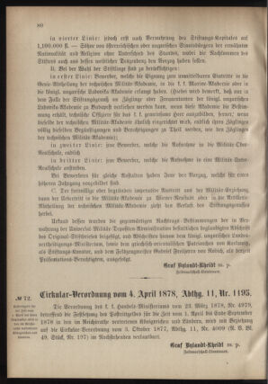 Verordnungsblatt für das Kaiserlich-Königliche Heer 18780405 Seite: 2