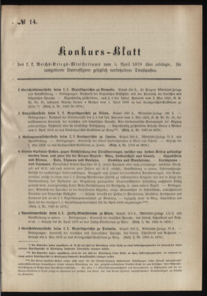 Verordnungsblatt für das Kaiserlich-Königliche Heer 18780405 Seite: 5