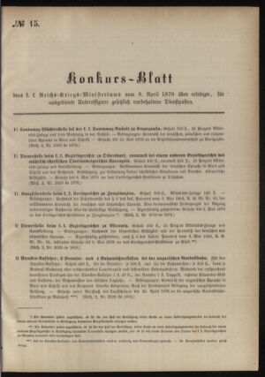 Verordnungsblatt für das Kaiserlich-Königliche Heer 18780409 Seite: 5