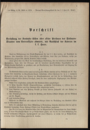 Verordnungsblatt für das Kaiserlich-Königliche Heer 18780507 Seite: 47