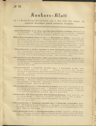 Verordnungsblatt für das Kaiserlich-Königliche Heer 18780603 Seite: 5