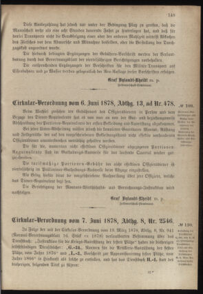 Verordnungsblatt für das Kaiserlich-Königliche Heer 18780615 Seite: 3