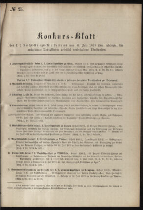 Verordnungsblatt für das Kaiserlich-Königliche Heer 18780706 Seite: 47