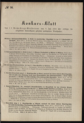 Verordnungsblatt für das Kaiserlich-Königliche Heer 18780709 Seite: 5