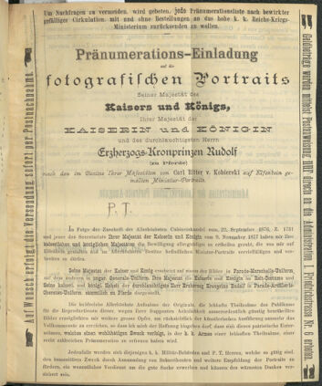 Verordnungsblatt für das Kaiserlich-Königliche Heer 18780716 Seite: 21