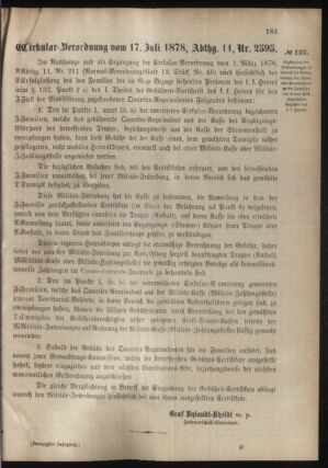 Verordnungsblatt für das Kaiserlich-Königliche Heer 18780723 Seite: 5