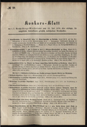 Verordnungsblatt für das Kaiserlich-Königliche Heer 18780723 Seite: 7