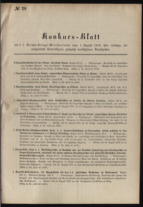 Verordnungsblatt für das Kaiserlich-Königliche Heer 18780801 Seite: 5