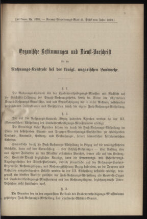 Verordnungsblatt für das Kaiserlich-Königliche Heer 18780821 Seite: 11