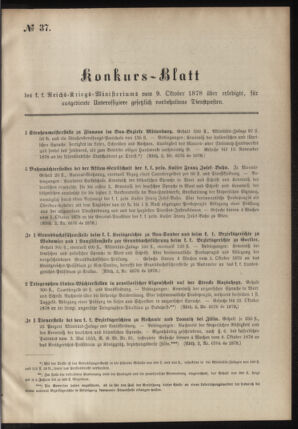 Verordnungsblatt für das Kaiserlich-Königliche Heer 18781009 Seite: 5