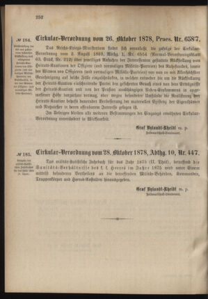 Verordnungsblatt für das Kaiserlich-Königliche Heer 18781031 Seite: 2