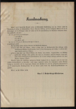 Verordnungsblatt für das Kaiserlich-Königliche Heer 18781031 Seite: 3