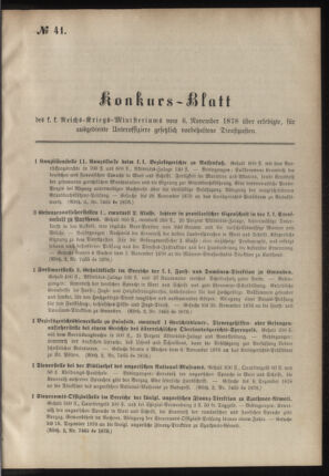 Verordnungsblatt für das Kaiserlich-Königliche Heer 18781106 Seite: 11