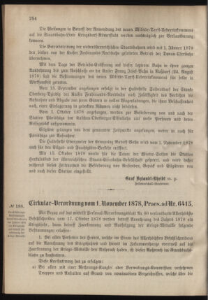 Verordnungsblatt für das Kaiserlich-Königliche Heer 18781106 Seite: 8