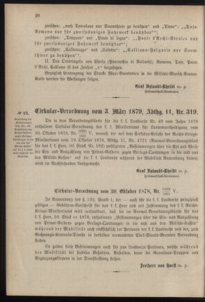 Verordnungsblatt für das Kaiserlich-Königliche Heer 18790310 Seite: 2