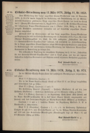 Verordnungsblatt für das Kaiserlich-Königliche Heer 18790316 Seite: 2