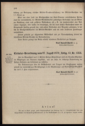 Verordnungsblatt für das Kaiserlich-Königliche Heer 18790829 Seite: 2