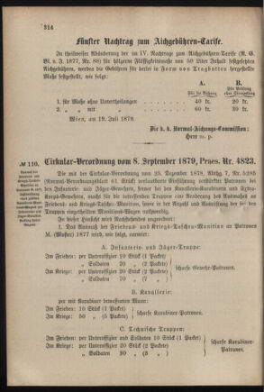 Verordnungsblatt für das Kaiserlich-Königliche Heer 18790913 Seite: 8