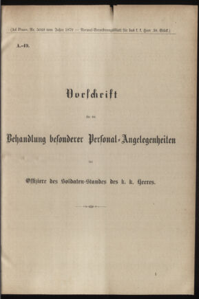 Verordnungsblatt für das Kaiserlich-Königliche Heer 18790927 Seite: 3