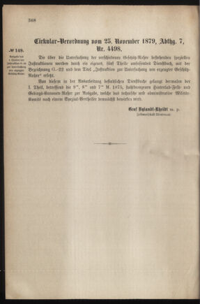 Verordnungsblatt für das Kaiserlich-Königliche Heer 18791127 Seite: 6