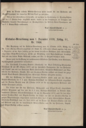 Verordnungsblatt für das Kaiserlich-Königliche Heer 18791206 Seite: 3