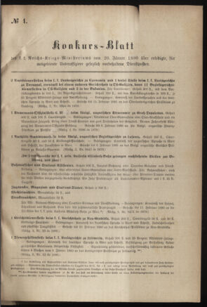 Verordnungsblatt für das Kaiserlich-Königliche Heer 18800120 Seite: 5