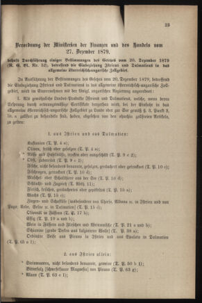 Verordnungsblatt für das Kaiserlich-Königliche Heer 18800127 Seite: 19