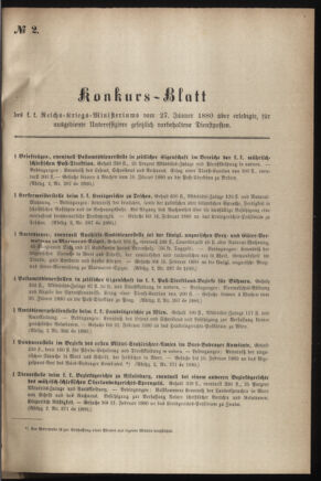 Verordnungsblatt für das Kaiserlich-Königliche Heer 18800127 Seite: 23