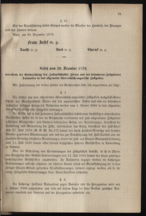 Verordnungsblatt für das Kaiserlich-Königliche Heer 18800127 Seite: 7