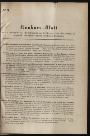 Verordnungsblatt für das Kaiserlich-Königliche Heer 18800228 Seite: 5