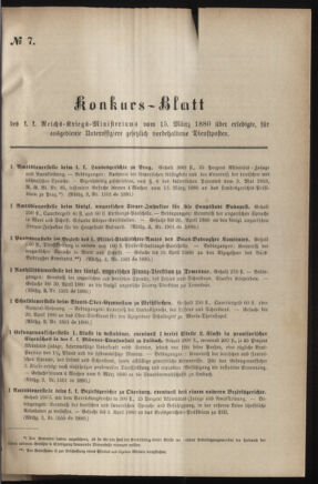 Verordnungsblatt für das Kaiserlich-Königliche Heer 18800315 Seite: 3