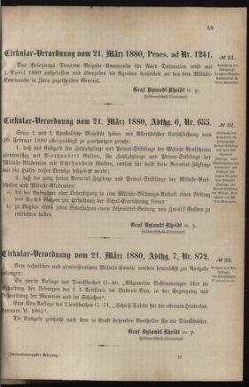 Verordnungsblatt für das Kaiserlich-Königliche Heer 18800326 Seite: 5