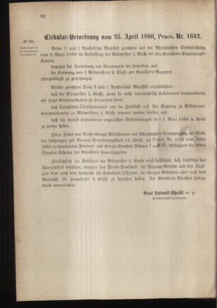 Verordnungsblatt für das Kaiserlich-Königliche Heer 18800427 Seite: 4