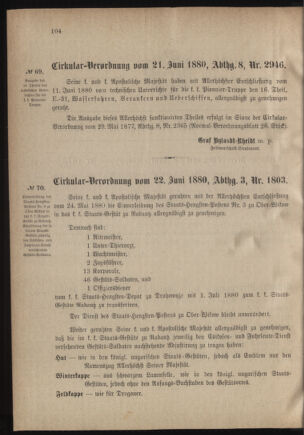 Verordnungsblatt für das Kaiserlich-Königliche Heer 18800625 Seite: 2