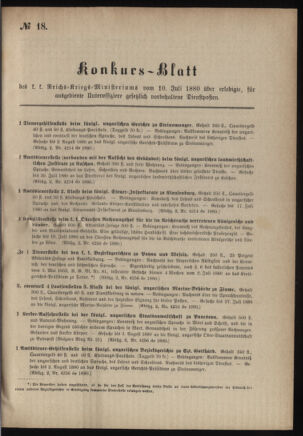 Verordnungsblatt für das Kaiserlich-Königliche Heer 18800710 Seite: 5