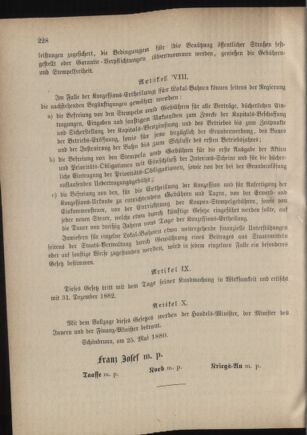 Verordnungsblatt für das Kaiserlich-Königliche Heer 18800728 Seite: 22