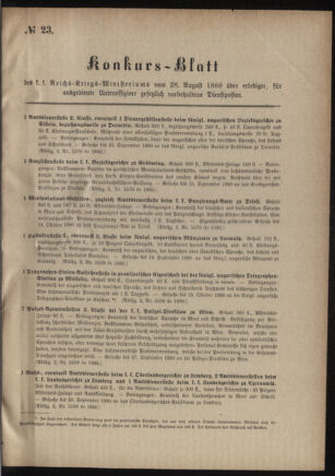 Verordnungsblatt für das Kaiserlich-Königliche Heer 18800828 Seite: 15