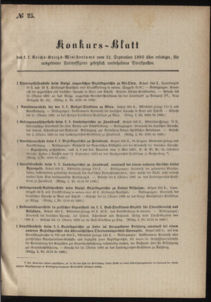 Verordnungsblatt für das Kaiserlich-Königliche Heer 18800921 Seite: 5