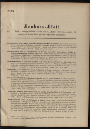 Verordnungsblatt für das Kaiserlich-Königliche Heer 18801006 Seite: 3