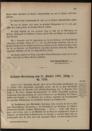 Verordnungsblatt für das Kaiserlich-Königliche Heer 18801107 Seite: 5